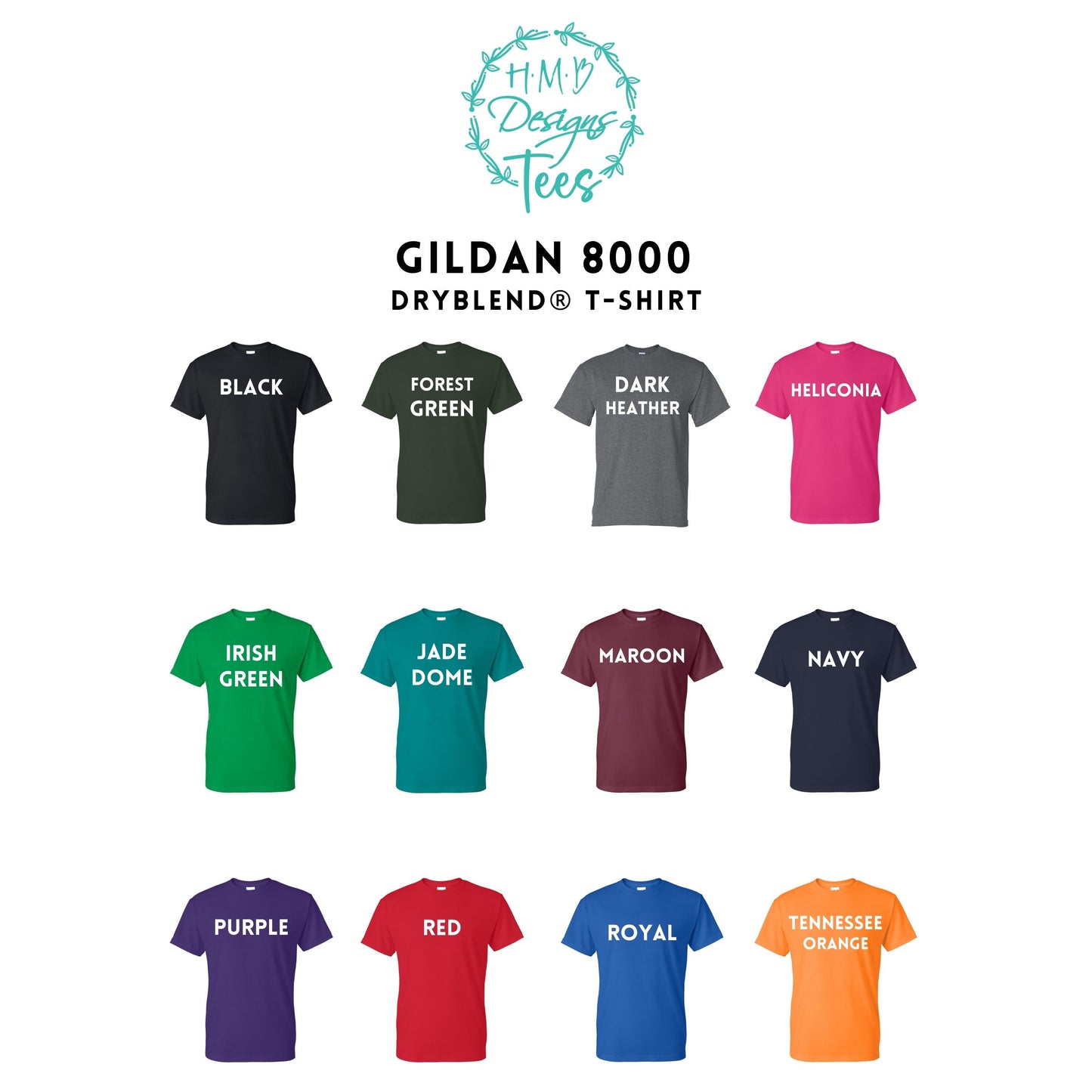 Amron Gildan T-Shirt with Flag on back Design 2