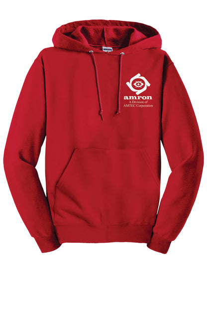 Amron Jerzees Hooded True Red Sweatshirt