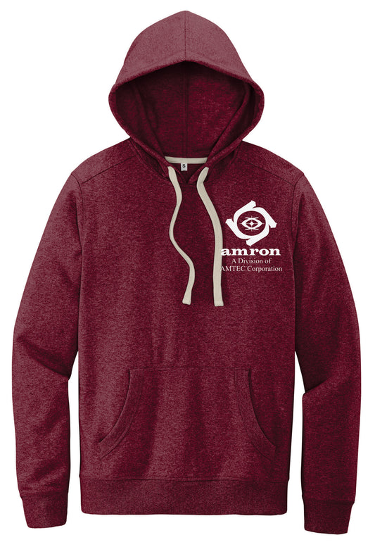 Amron District Hooded Maroon Heather Sweatshirt